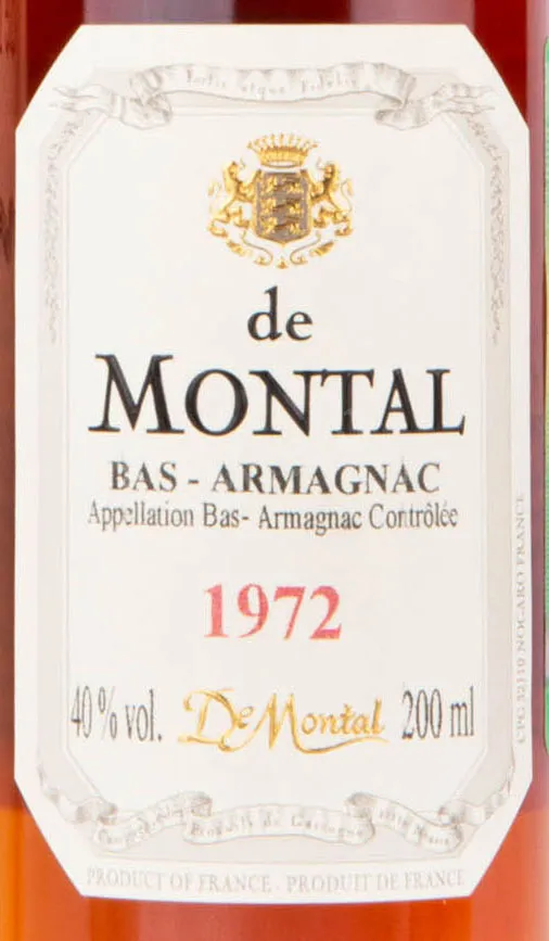 Арманьяк De Montal 1972 0.2 л